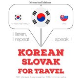 슬로바키아어 여행 단어와 구문