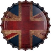 Bouchon de bière/bouchon de bouteille drapeau britannique