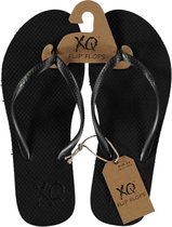 Xq Footwear Teenslippers Plain Dames Polyester Zwart Maat 38