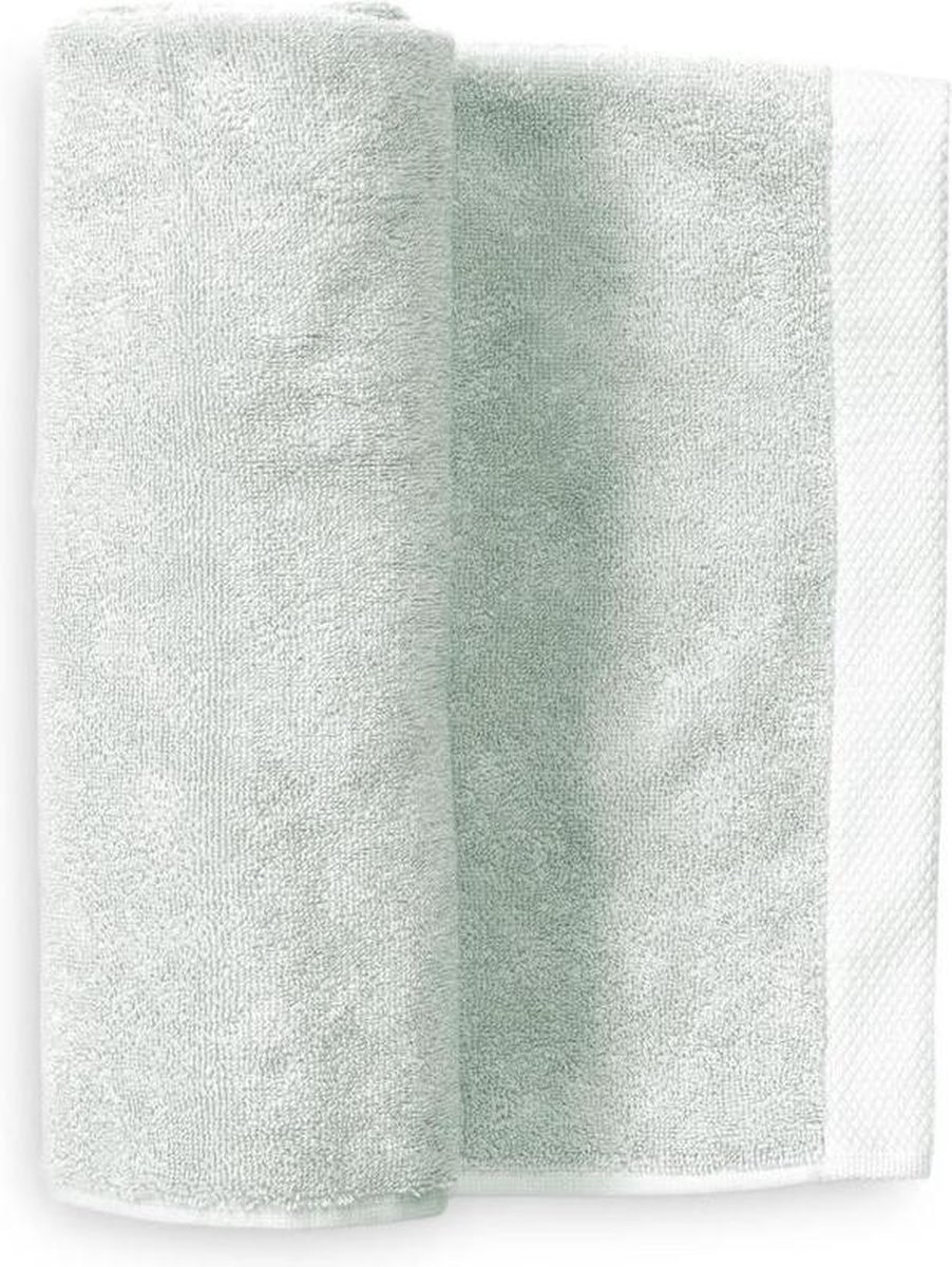 2x Premium Katoen Badhanddoeken Mint Groen | 60x110 | 650 gr/m2 Europees Kwaliteit | Vochtabsorberend En Zacht