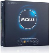 MY.SIZE 53 mm Condooms 36 stuks - Drogisterij - Condooms - Transparant - Discreet verpakt en bezorgd