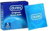 Extra veilig met de Durex Extra Safe 3 st - Drogisterij - Condooms - Transparant - Discreet verpakt en bezorgd