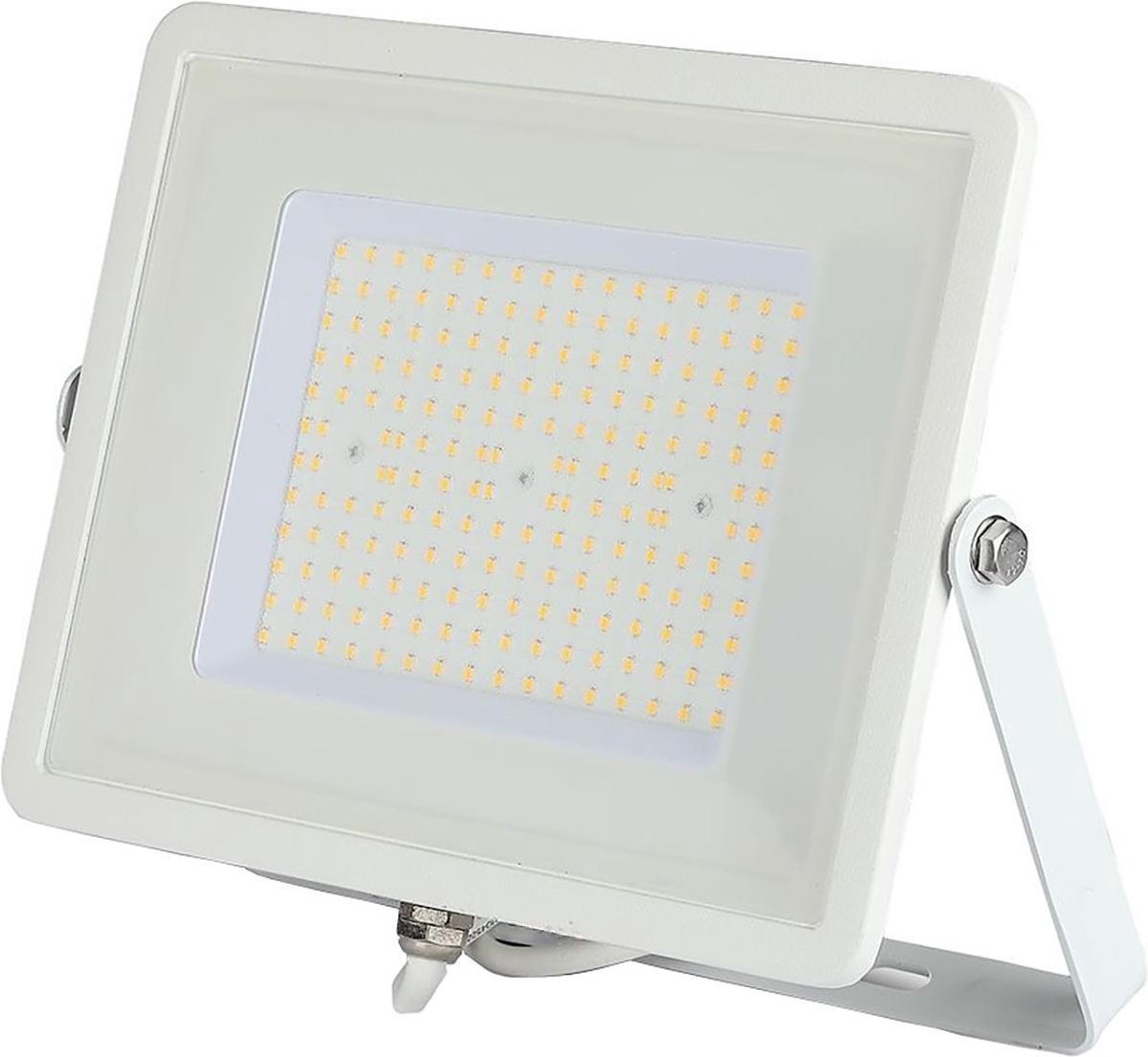 SAMSUNG - LED Bouwlamp 100 Watt - LED Schijnwerper - Nirano Hisal - Natuurlijk Wit 4000K - Mat Wit - Aluminium