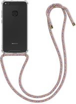 kwmobile telefoonhoesje compatibel met Huawei P10 Lite - Hoesje met koord - Back cover in meerkleurig