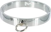 Chrome Slave Collar - Medium/Large - BDSM - Bondage - Zilver - Discreet verpakt en bezorgd