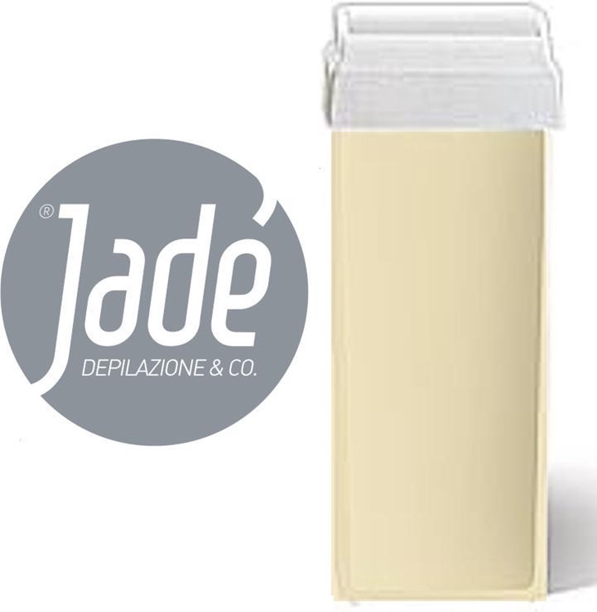 Jade Striphars voor de Man - 6 x Harspatroon- 6 x Harsvulling 100 ml - wax roll on- Universele maatvoering - Samengesteld met Zinc Oxide en Mica