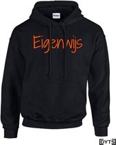 Hoodie | Karakter | Eigenwijs02 | Kids - fluor orange, XL 12/14(47cm)