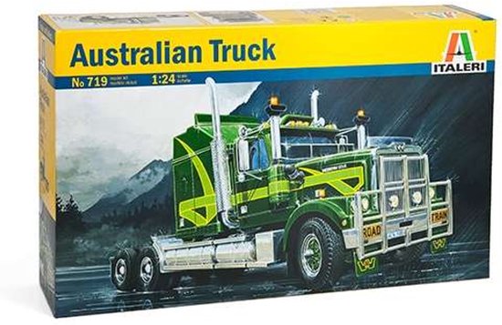 Boîte du kit de modèle Italeri 0719 Western Star Australian Truck à l'échelle 1:24.