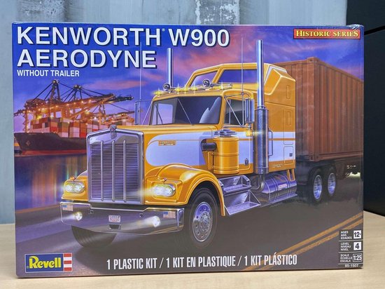 1:25 Revell 11507 Kenworth Truck W900 Plastic Modelbouwpakket