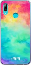 Honor 10 Lite Hoesje Transparant TPU Case - Rainbow Tie Dye #ffffff