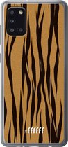 Samsung Galaxy A31 Hoesje Transparant TPU Case - Tiger Print #ffffff