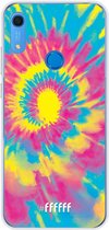 Huawei Y6 (2019) Hoesje Transparant TPU Case - Psychedelic Tie Dye #ffffff