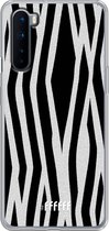 OnePlus Nord Hoesje Transparant TPU Case - Zebra Print #ffffff