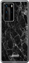 Huawei P40 Pro Hoesje Transparant TPU Case - Shattered Marble #ffffff