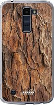 LG K10 (2016) Hoesje Transparant TPU Case - Woody #ffffff