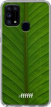 Samsung Galaxy M31 Hoesje Transparant TPU Case - Unseen Green #ffffff