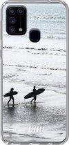 Samsung Galaxy M31 Hoesje Transparant TPU Case - Surfing #ffffff