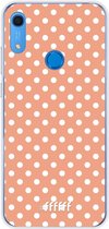 Huawei Y6s Hoesje Transparant TPU Case - Peachy Dots #ffffff