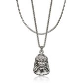 Croyez Jewelry | Jesus Silver Layerup | Box / 55cm / 55cm