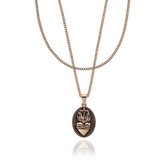 Croyez Jewelry | Sacred Heart Rosegold Layerup | Curb / 75cm / 75cm
