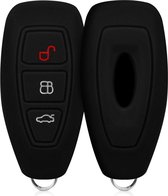 kwmobile autosleutel hoesje voor Ford 3-knops autosleutel Keyless Go - Autosleutel behuizing in zwart