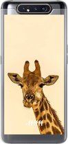 Samsung Galaxy A80 Hoesje Transparant TPU Case - Giraffe #ffffff