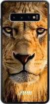 Samsung Galaxy S10 Hoesje TPU Case - Leo #ffffff