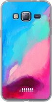 Samsung Galaxy J3 (2016) Hoesje Transparant TPU Case - Abstract Hues #ffffff