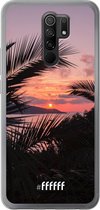 Xiaomi Redmi 9 Hoesje Transparant TPU Case - Pretty Sunset #ffffff