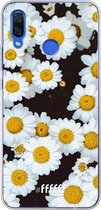 Huawei Nova 3 Hoesje Transparant TPU Case - Daisies #ffffff