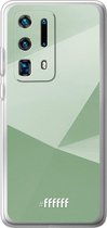 Huawei P40 Pro+ Hoesje Transparant TPU Case - Fresh Geometric #ffffff