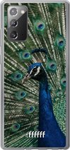 Samsung Galaxy Note 20 Hoesje Transparant TPU Case - Peacock #ffffff