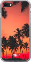 6F hoesje - geschikt voor iPhone 8 - Transparant TPU Case - Coconut Nightfall #ffffff