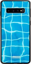 6F hoesje - geschikt voor Samsung Galaxy S10 -  TPU Case - Blue Pool #ffffff