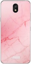 LG K30 (2019) Hoesje Transparant TPU Case - Coral Marble #ffffff