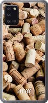 Samsung Galaxy A31 Hoesje Transparant TPU Case - Corks #ffffff