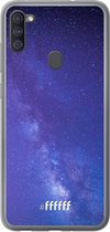 Samsung Galaxy A11 Hoesje Transparant TPU Case - Star Cluster #ffffff