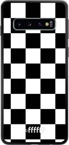 Samsung Galaxy S10 Hoesje TPU Case - Checkered Chique #ffffff