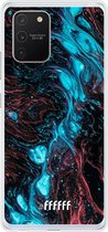 Samsung Galaxy S10 Lite Hoesje Transparant TPU Case - River Fluid #ffffff