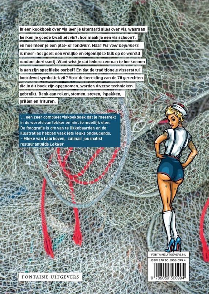 Vis voor beginners - back cover