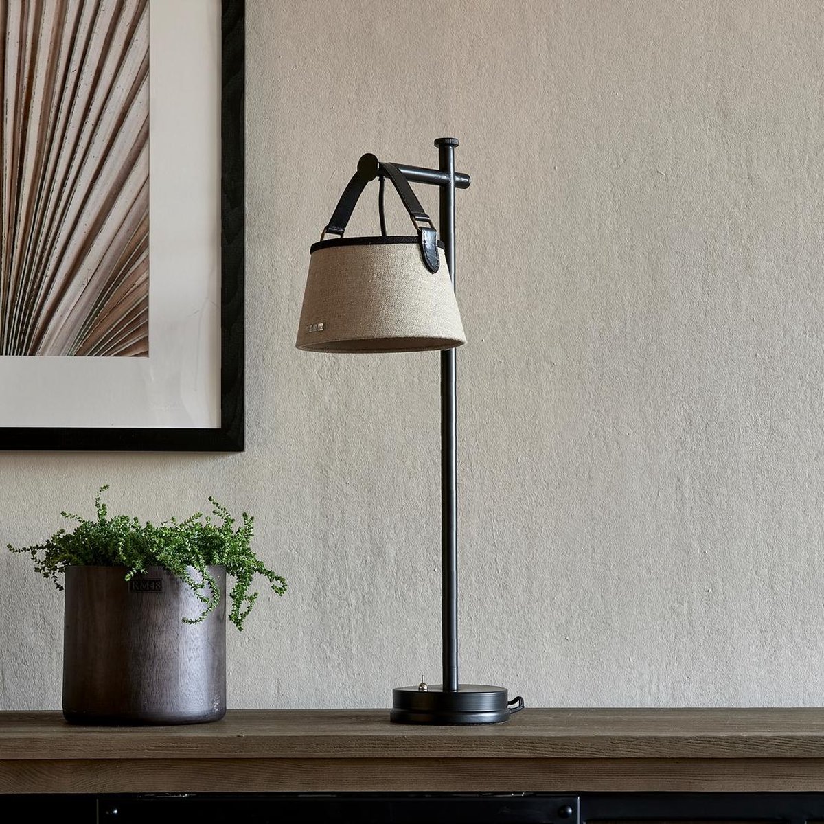 Riviera Maison Tafellamp Lampvoet Harbor Buckle Tafellampen Woonkamer