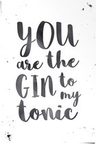 Poster You are the Gin to my Tonic