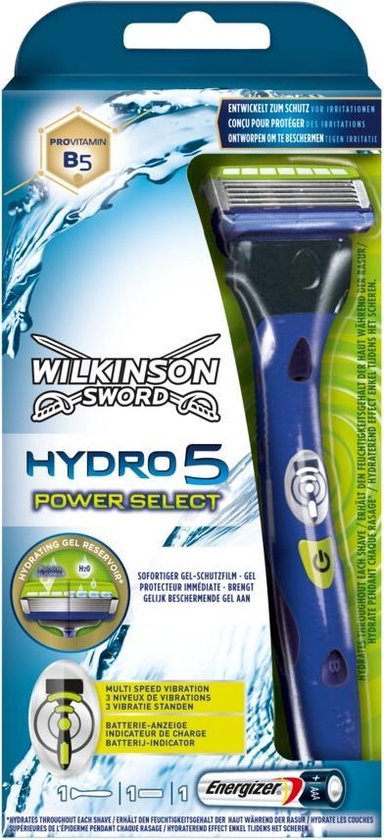 Rasoir Wilkinson Sword Hydro 5 Power Select (avec batterie) | bol.com
