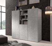 Dressoir Arizona - Betonlook - 132 cm - Hoog