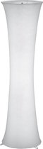 LED Vloerlamp - Trinon Grivon - E27 Fitting - Rond - Mat Wit - Aluminium