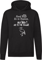 Good Boys Go to heaven bad boys go to The Hague Hoodie | den haag | ado |  sweater | trui | unisex | capuchon