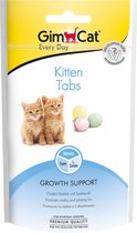 GimCat Kitten Tabs  - Aanvullend kattenvoer / kattensnack voor kittens met vitaminen en calcium - 40g - Kitten Tabs 40g