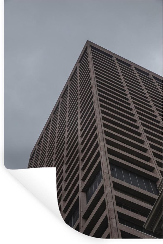 Sticker Muursticker Mid-century modern - impressionnant gratte-ciel ...
