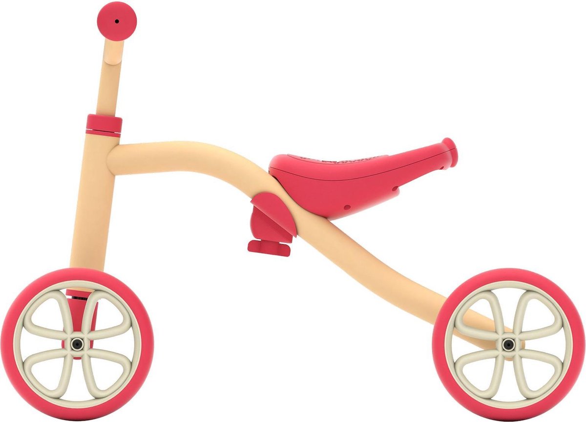 Quadie - 4-wiel loopfietsje met meegroei-zadel