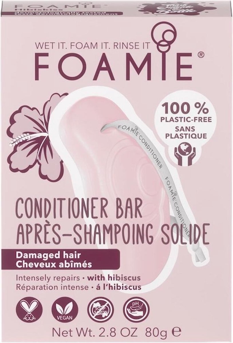 Foamie - Conditioner Bar - Hibiskiss - 80 gr